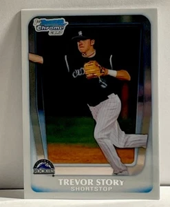 Trevor Story 2011 1st Bowman Chrome Draft #BDPP84 Prospects Free Shipping - Picture 1 of 3