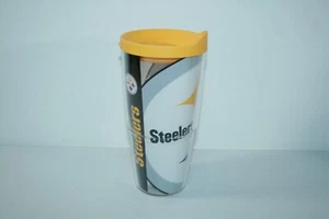 Tervis Pittsburgh Steelers NFL doppelwandiger isolierter Becher 24 Unzen EINMAL BENUTZT - Bild 1 von 7