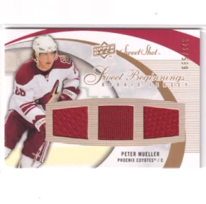 2007-08 UD Sweet Shot Beginnings Rookie Jersey Peter Mueller /599 Phoenix Coyote - Picture 1 of 2