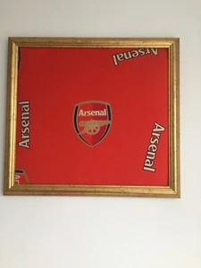 Framed Arsenal FC fabric covered Pin/Memo Board - Picture 1 of 1
