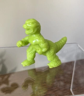 Tyrannosaurus Rex T-rex Green Monster in My Pocket 复古 MIMP 玩具 清洁 S1 — 第 1/2 张图片