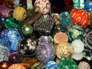 NEW 20/pc Jesse James Big, Bold, Beads MIXED RANDOMLY Picked Beads lot 10mm-25mm - Picture 1 of 17