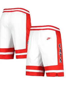 Arizona Wildcats Basketball Shorts Nike Throwback Limited White/Red Size Large - Picture 1 of 9