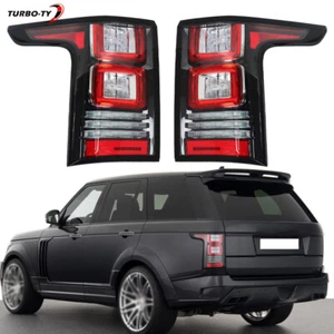 Black Left & Right Tail Lights Fit For 2013-2017 Land Rover Range Rover L405 LED - Picture 1 of 13
