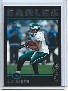 L.J. Smith-Philadelphia Eagles-2004 Topps Football Black #35 (104/150) - Picture 1 of 2