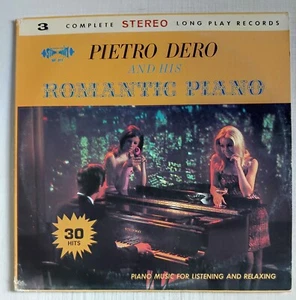 Pietro Dero & His Romantic Piano Music for Listening & Relaxing Vinyl LP Record - Foto 1 di 18