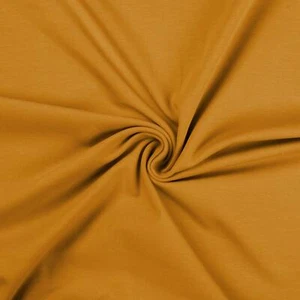 Algodón Jersey Spandex Elástico Vestido Tejido - Ocre - Imagen 1 de 1
