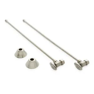 Signature Hardware 446651 Bathroom Supply Kit with 5/8" OD X 3/8" OD Angle Stop, - Picture 1 of 1