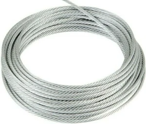 1mm 1.2mm 1.5mm 2mm 3mm 4mm 5mm 6mm 8mm Galvanised Steel Wire Rope Cable Rigging - Picture 1 of 4