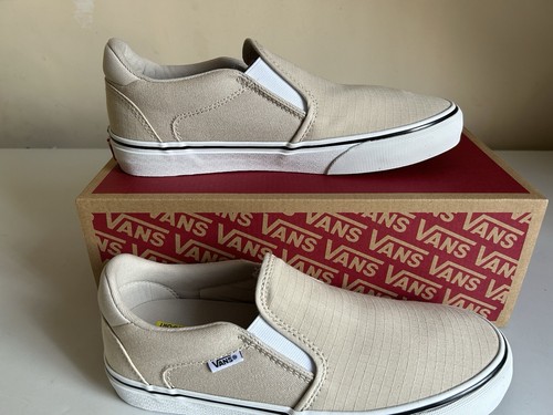 Scarpe Vans Asher Deluxe Ripstop Canvas Taupe taglia UK 9