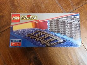 Lego 9V Train Set of 8 Curved Rails 4520 New Complete Sealed Nice Box!