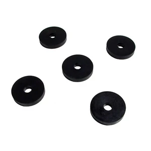 Arandelas planas de goma. 3/8" I.D., 1-1/2" O.D., 1/4" de espesor - Imagen 1 de 1