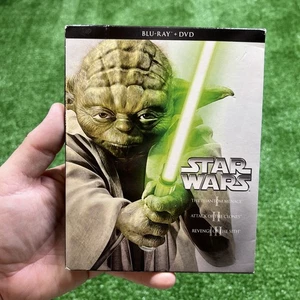 Star Wars Trilogy: Episodes I - III (Blu-ray, 1999) - Picture 1 of 9