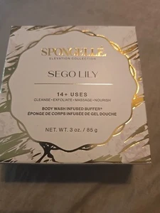 Spongelle Segolily Buffer Flower Body Wash Infused Sponge Exfoliate 3oz New - Picture 1 of 2