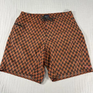 Patagonia Board Shorts Mens 36 Orange Wavefarer Swim Trunks Beach Surf Active - Picture 1 of 10