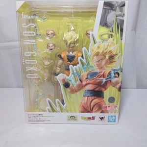 Bandai S.H.Figuarts Super Saiyan 2 Son Goku Figur DBZ Tamashii Exclusive Neu - Bild 1 von 12