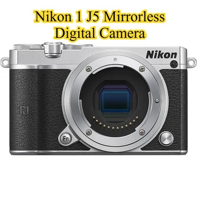 Nikon 1 J5 Mirrorless Digital Camera 20.80 MP Body Only 1080p HD Video Recording - Image 1 of 4