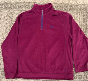 Tommy Bahama Herren lila 1/4 Zip Pullover Paradise Tech Sweatshirt Größe XL - Bild 1 von 5