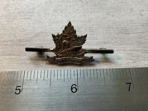 PIN INSIGNIA ESTERLINA ORIGINAL DE LA SEGUNDA GUERRA MUNDIAL 23RD FIELD COMPANY INGENIEROS CANADIENSES REALES - Imagen 1 de 5