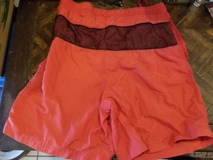 Sportrax Boys Men Casual Drawstring Red Swimming Shorts Swim Trunks Large 14 16 - Picture 1 of 5