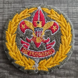 1953-66 District Executive fully embroidered cut edge BSA Position Patch - Picture 1 of 2