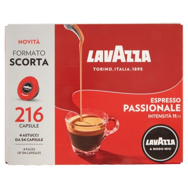 Lavazza A Modo Mio Espresso Passionale Capsule caffè Tostatura scura 216 pz - Imagen 1 de 1