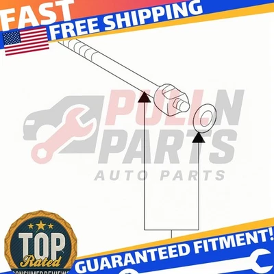 Toyota Avalon Camry Sienna Solara 92-04 Inner Tie Rod 4550339135 - Image 1 of 3