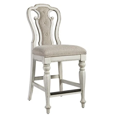 Juego de mesa de reunión de 5 piezas en sólidos de madera de caucho con chapas de roble blanco y abedul Foto 1 de 4