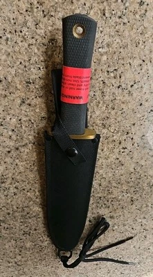 Cuchillo Bowie COLD STEEL TRAILMASTER CARBON V Vintage Hecho en EE. UU.  Foto 1 de 4