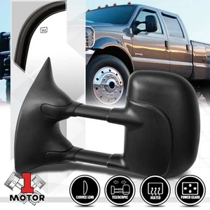 [Left] Driver Side Power+Heated Towing Mirror for 99-07 F250 F350 F450 F550 SD - Picture 1 of 11