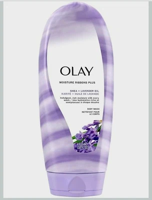 Olay Body Wash Indulgent Moisture Ribbons Plus Shea & Lavender Oil Scent 18 oz - Image 1 of 2