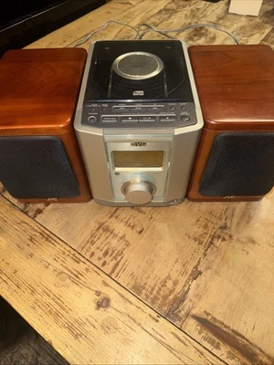 ⭐JVC AM/FM Radio Reloj Componente Compacto Sistema de Audio FS-2000GD - Probado Funciona  Foto 1 de 4