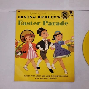 Vintage Irving Berlin's "Easter Parade" 78 RPM Golden Record With Sleeve 1511L - Picture 1 of 4