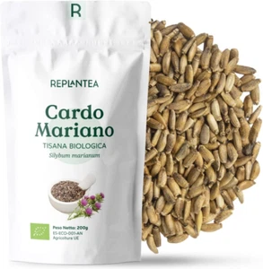 CARDO MARIANO TISANA 100% BIOLOGICA 200G | Semi Di Cardo Mariano, Infuso Depurat - Foto 1 di 12