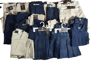 Wholesale Lot of 23 Pc Beverly Hills Polo Club Girls' School Uniform Sz 4-18 New - Picture 1 of 24