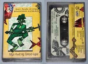 Philippines JOEY AYALA AT ANG BAGONG LUMAD Mga Awit Ng Tanod-Lupa Cassette Tape - Picture 1 of 6