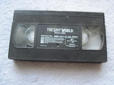 Jurassic Park The Lost World 1997 VHS Cassette Tape Universal Closed Captions Foto 1 de 2