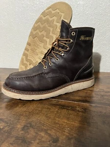 Thorogood boots Size 9 1/2 D WITH DONESTIC & GLOBALLYSOURCED COMPONENTS USA - Picture 1 of 11