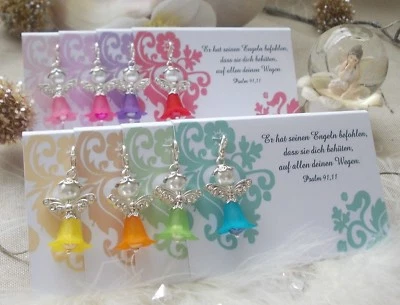 10 Angel Table Cards + Place Gift for Guests Wedding Christening Communion - Image 1 of 4