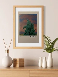 René Magritte, Original Hand-signed Lithograph with COA & Appraisal of $3,500&.- - Picture 1 of 12