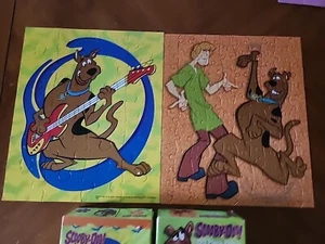 Scooby Doo Puzzles Lot of 2 With Boxes - Picture 1 of 9