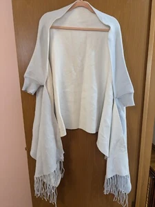 Mer Sea Anthropologie One Size Reversible Travel Wrap Sweater - Picture 1 of 7