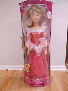 DISNEY PRINCESS SLEEPING BEAUTY - 38" TALKING "MY SIZE" DOLL - never opened! - Picture 1 of 2