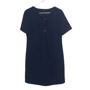 Vestido Roz & Ali Azul Marino Talla 10 Nuevo Con Etiquetas Nuevo - Imagen 1 de 6