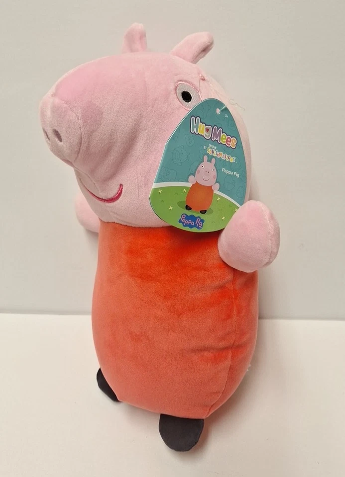 Peppa Pig HugMees Original By Squishmallows 10” EUC