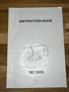 Janome Memory Craft MC 200E Instruction Manual Sewing Machine Book - Picture 1 of 6