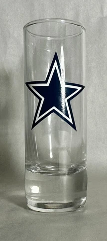 Dallas Cowboys 2oz Collector Glass Shot Glass NFL Cover