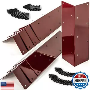 TIMOSA Raised Garden Bed Corner Brackets for 12''-16'' H Bed, Metal Garden Co - Picture 1 of 5
