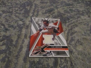 2008 Upper Deck X Baseball Tim Lincdcum Jersey Card San Fransisco Giants MLB - Picture 1 of 2