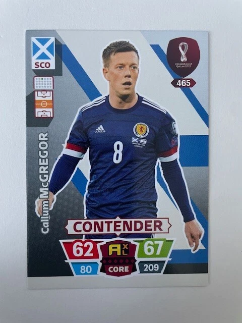 PANINI AXL CDM QATAR 2022 - McGREGOR - ECOSSE #465 - Photo 1/1